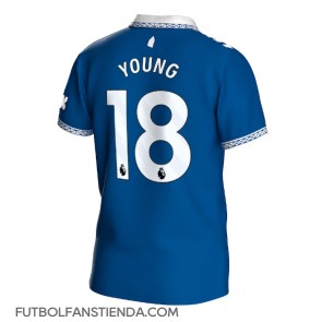 Everton Ashley Young #18 Primera Equipación 2023-24 Manga Corta